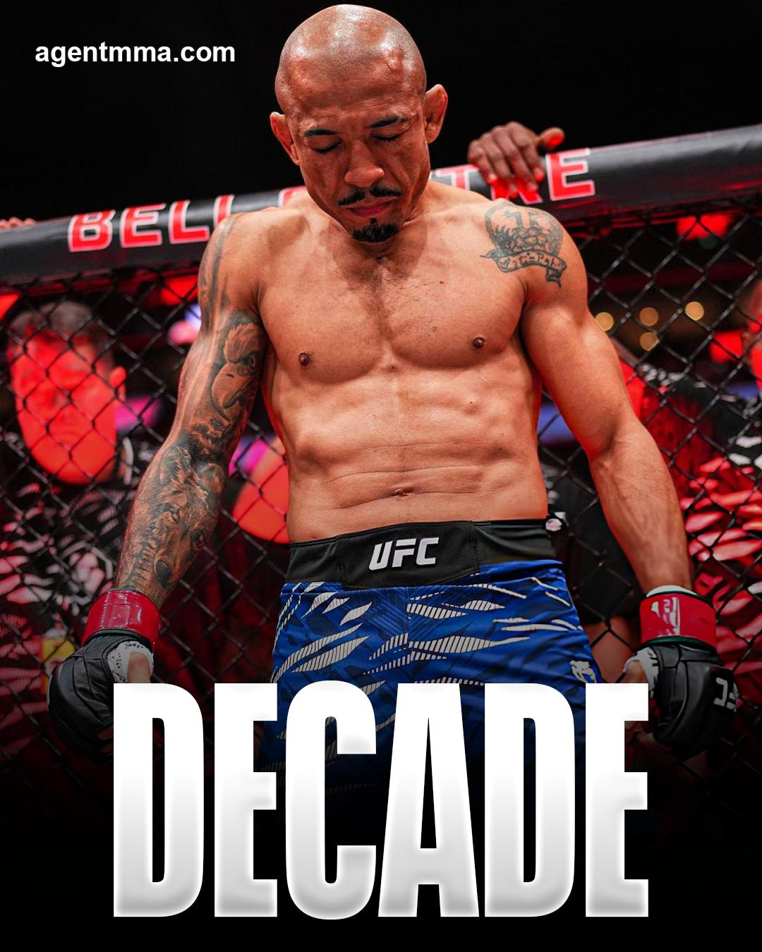 Jose Aldo's decade-long unbeaten streak ranks among MMA's greatest accomplishments