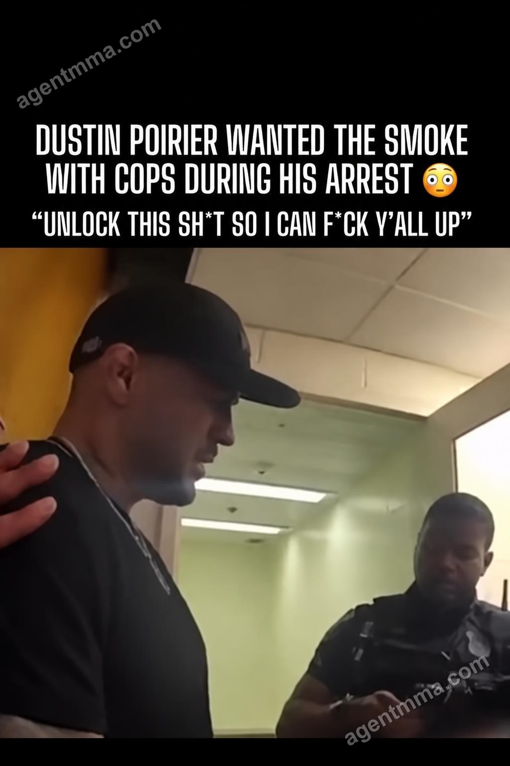 Bodycam footage shows Dustin Poirier challenged officers to fight during June arrest