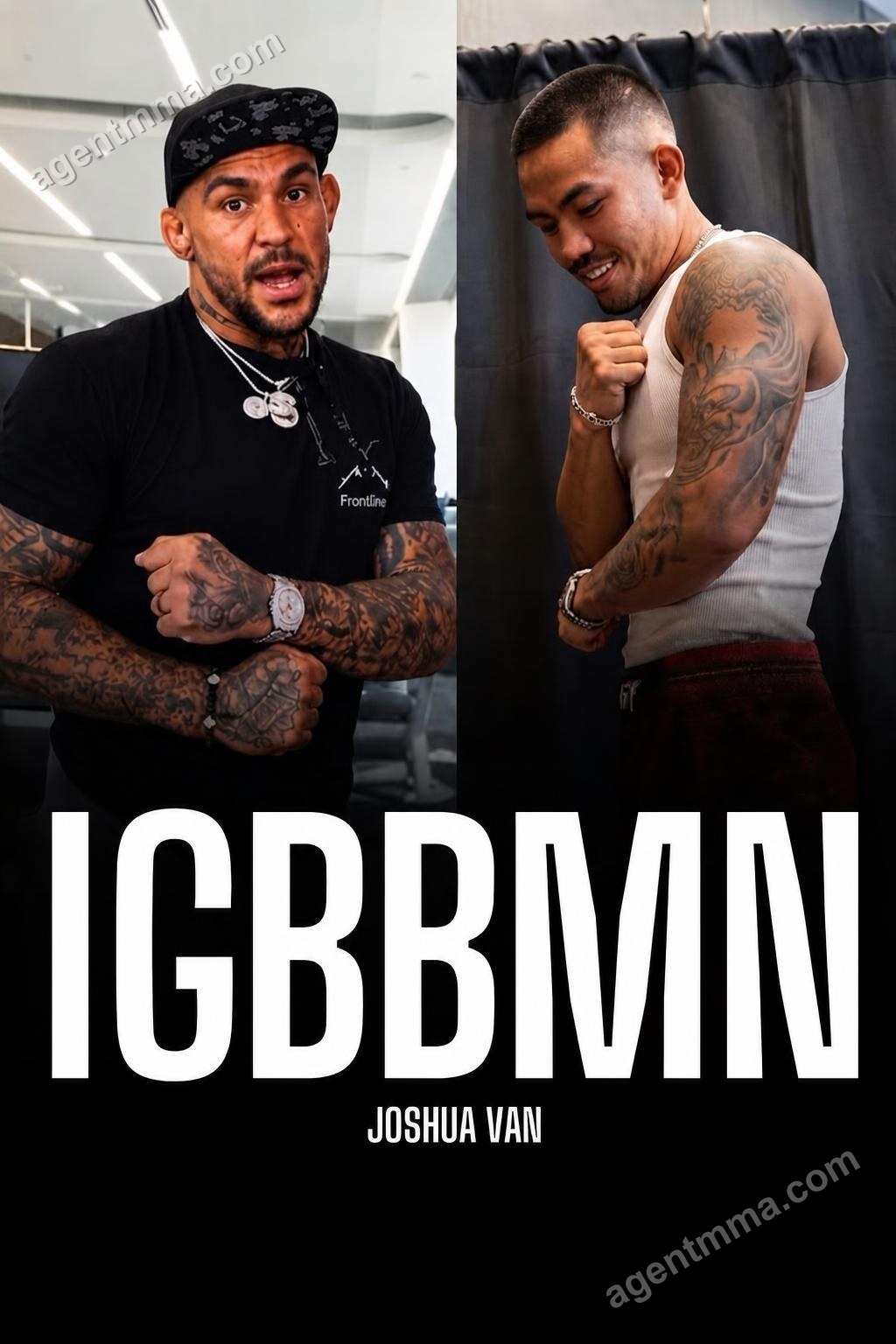 Joshua Van recreates Dustin Poirier's viral arrest pose ahead of UFC 331 title defense