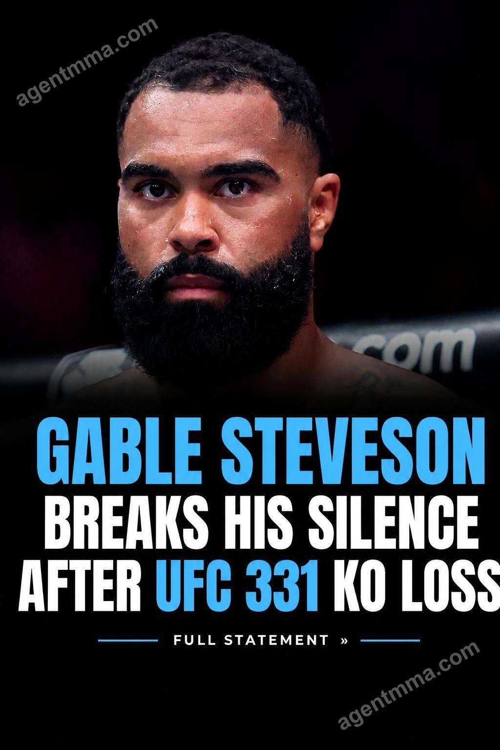 Gable Steveson breaks silence after shocking 12-second KO loss to Sean Sharaf at UFC 331