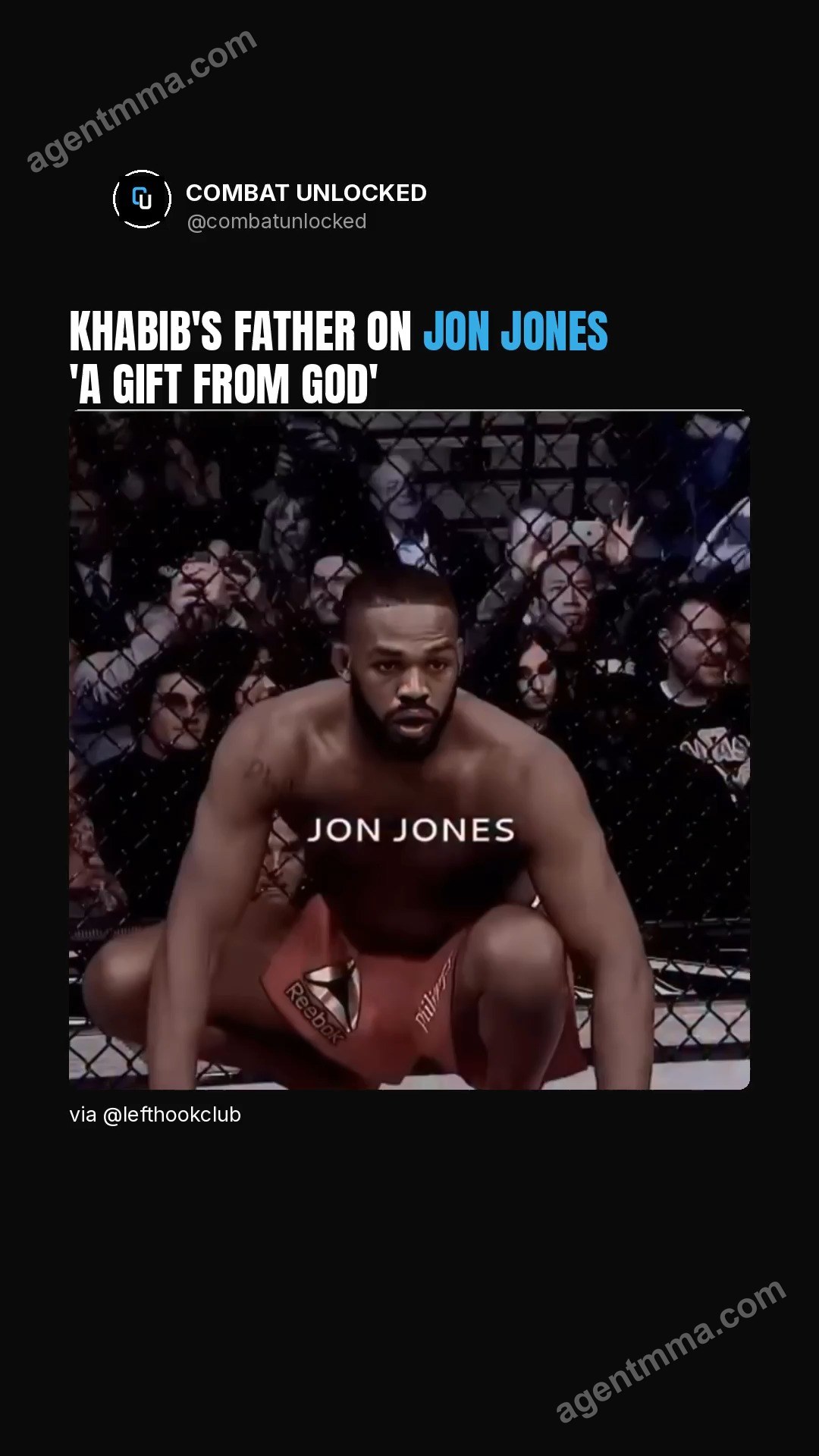 Abdulmanap Nurmagomedov calls Jon Jones a gift from God, praises his talent