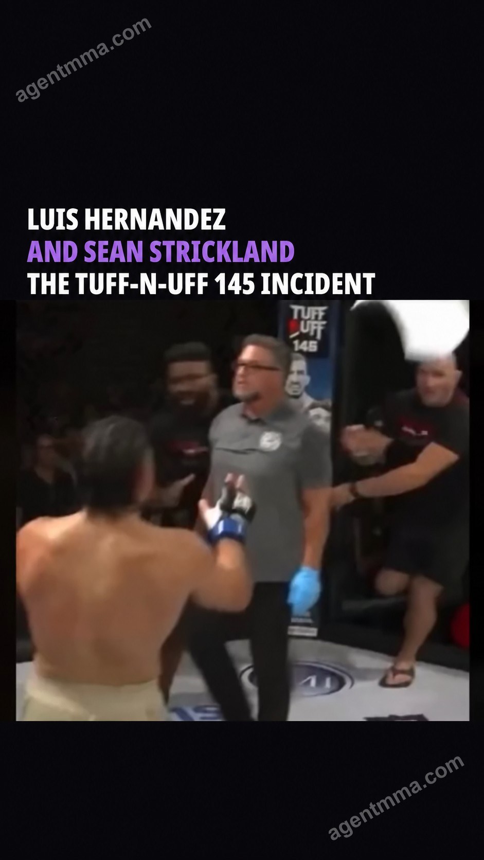 Sean Strickland suspended six months, fined $5,000 for cage altercation at Tuff-N-Uff event