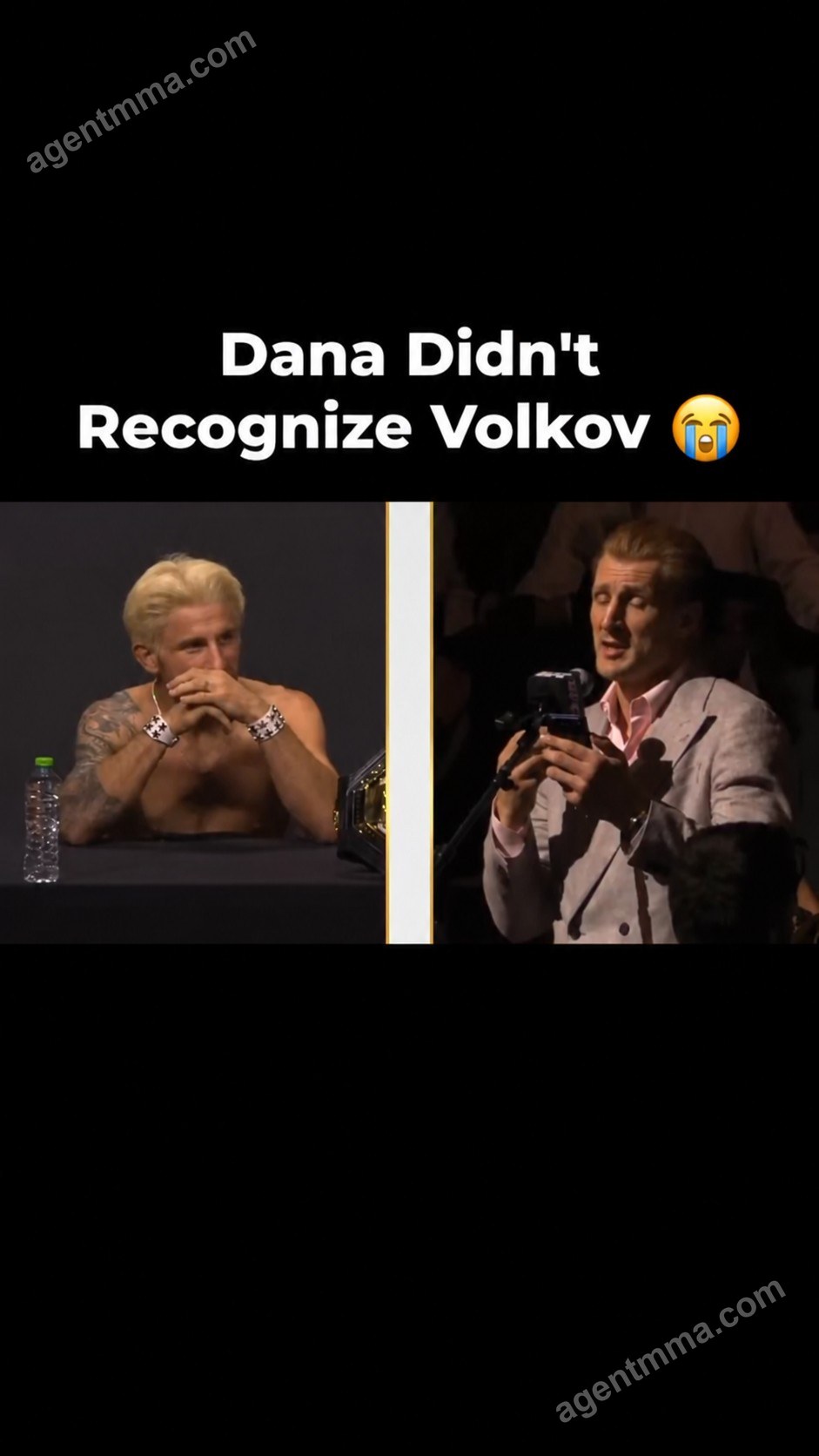 Dana White Appears Not to Recognize Alexander Volkov at UFC 333 Press Conference