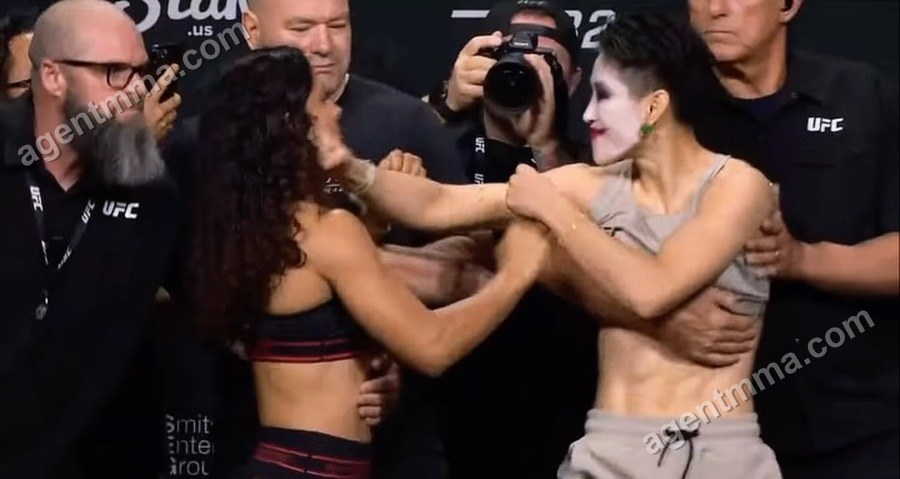 Silva and Wang face off ahead of upcoming bout