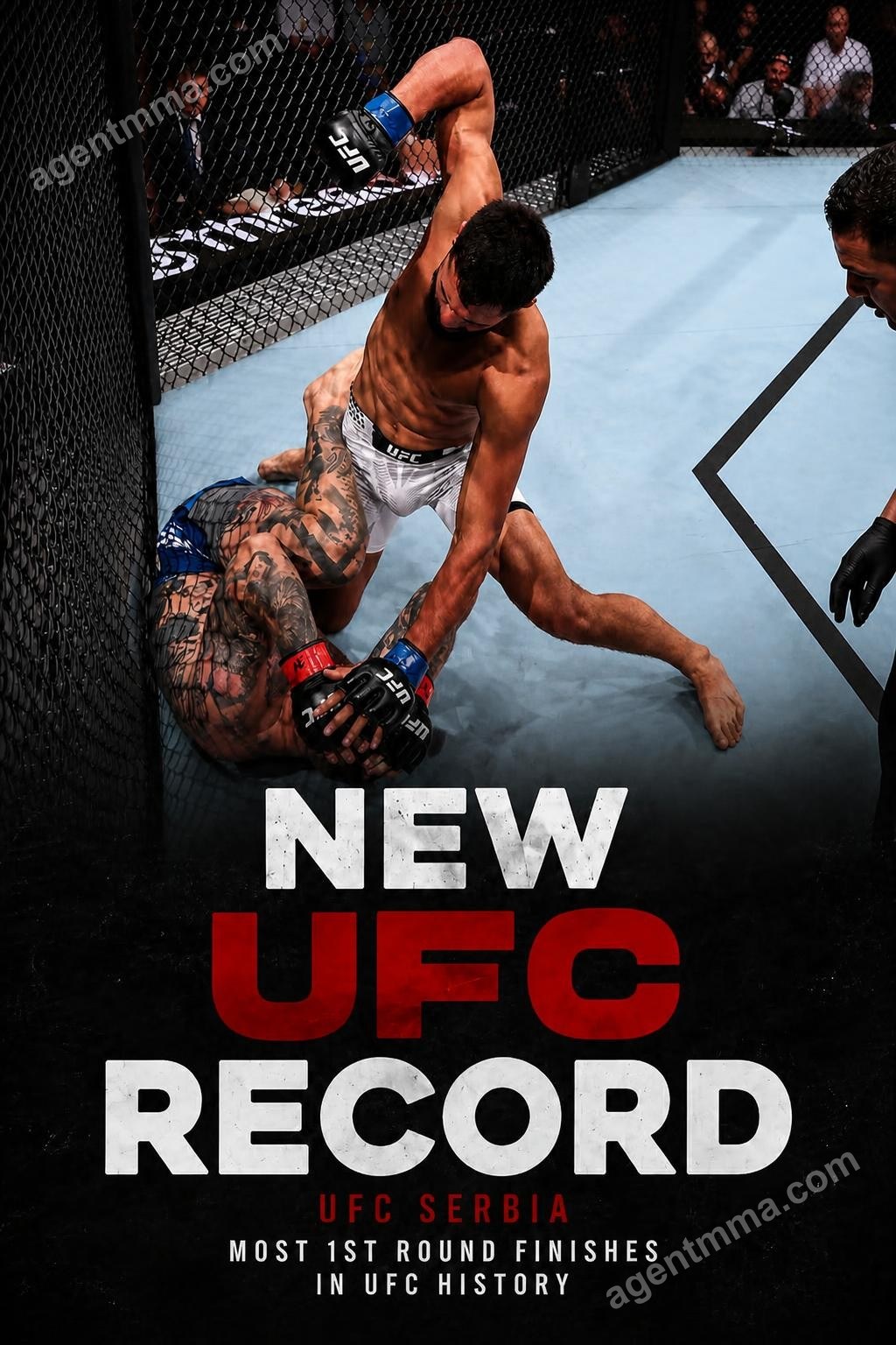 UFC Belgrade Sets All-Time Records With 12 Finishes and 10 First-Round Stoppages