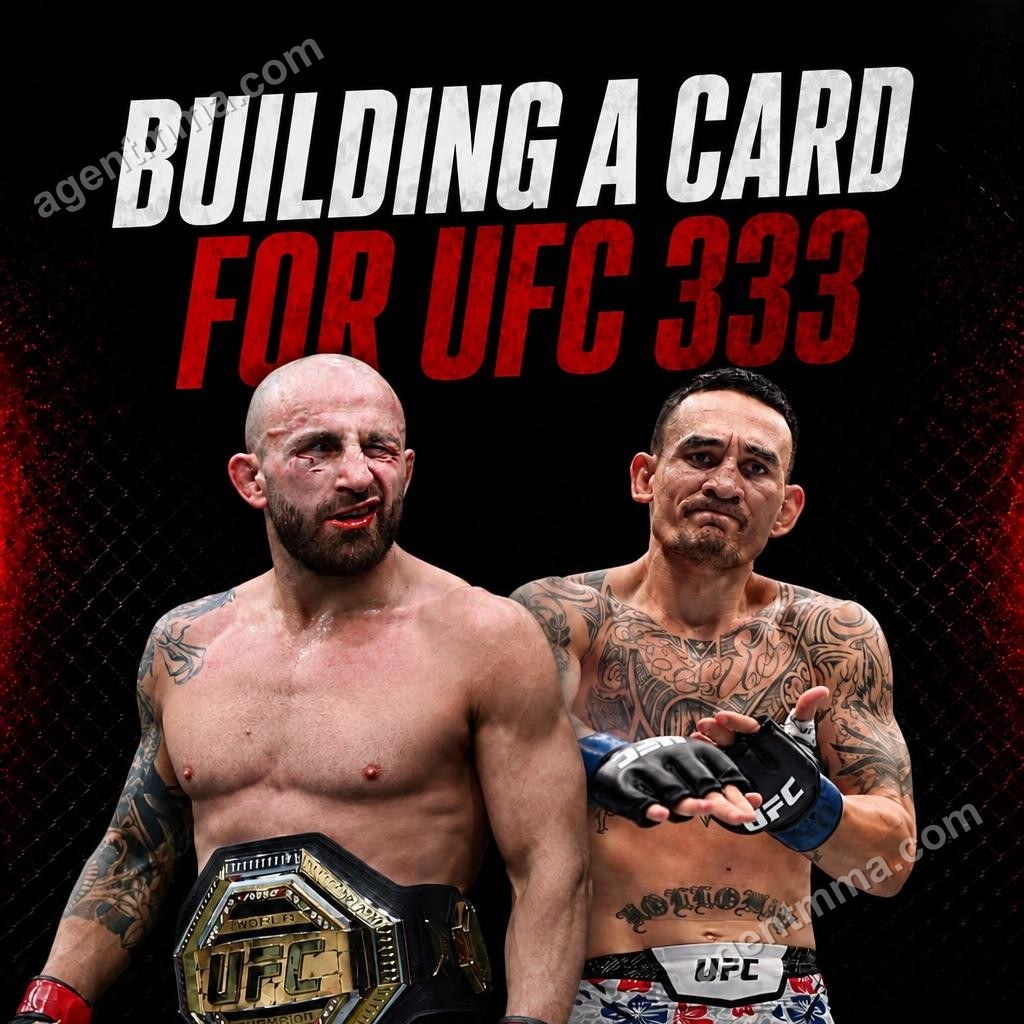 Fan proposes Alexander Volkanovski vs Max Holloway for UFC 333 main event
