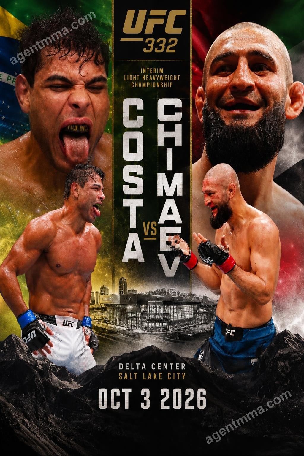 Paulo Costa suggests he could face Khamzat Chimaev at UFC 332
