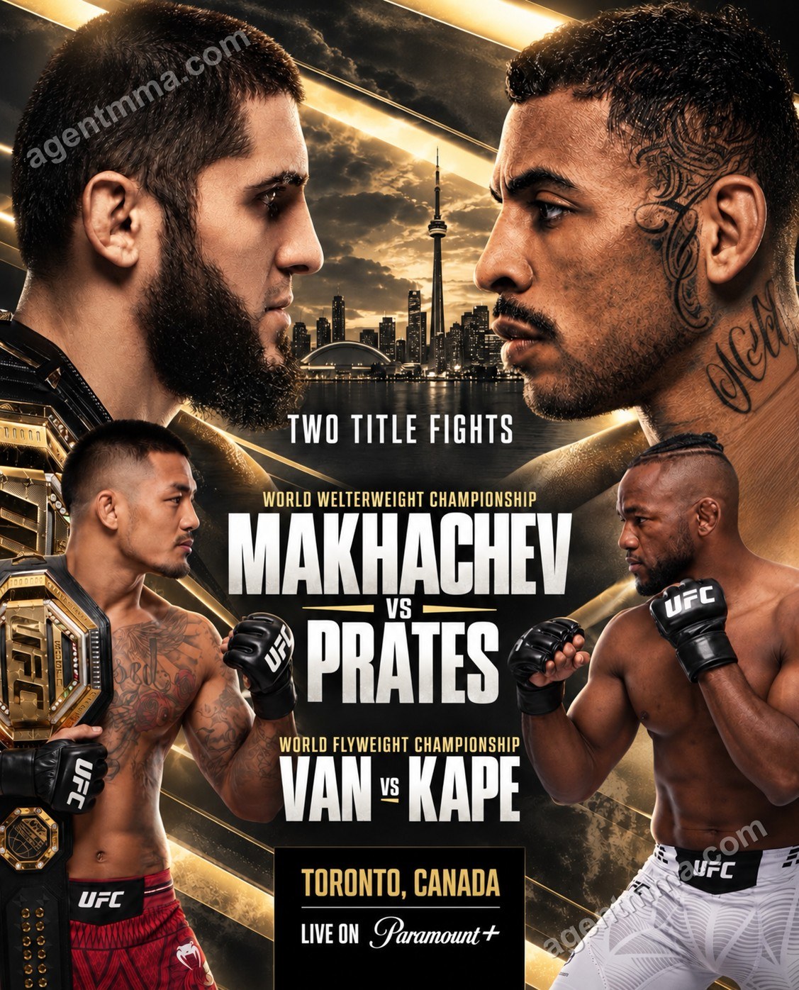 Reports Suggest Makhachev vs. Prates Being Discussed for UFC 336 in Toronto