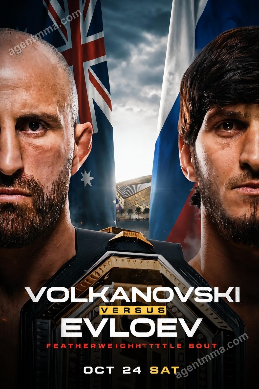 Volkanovski Defends Featherweight Title Against Undefeated Evloev at UFC 333