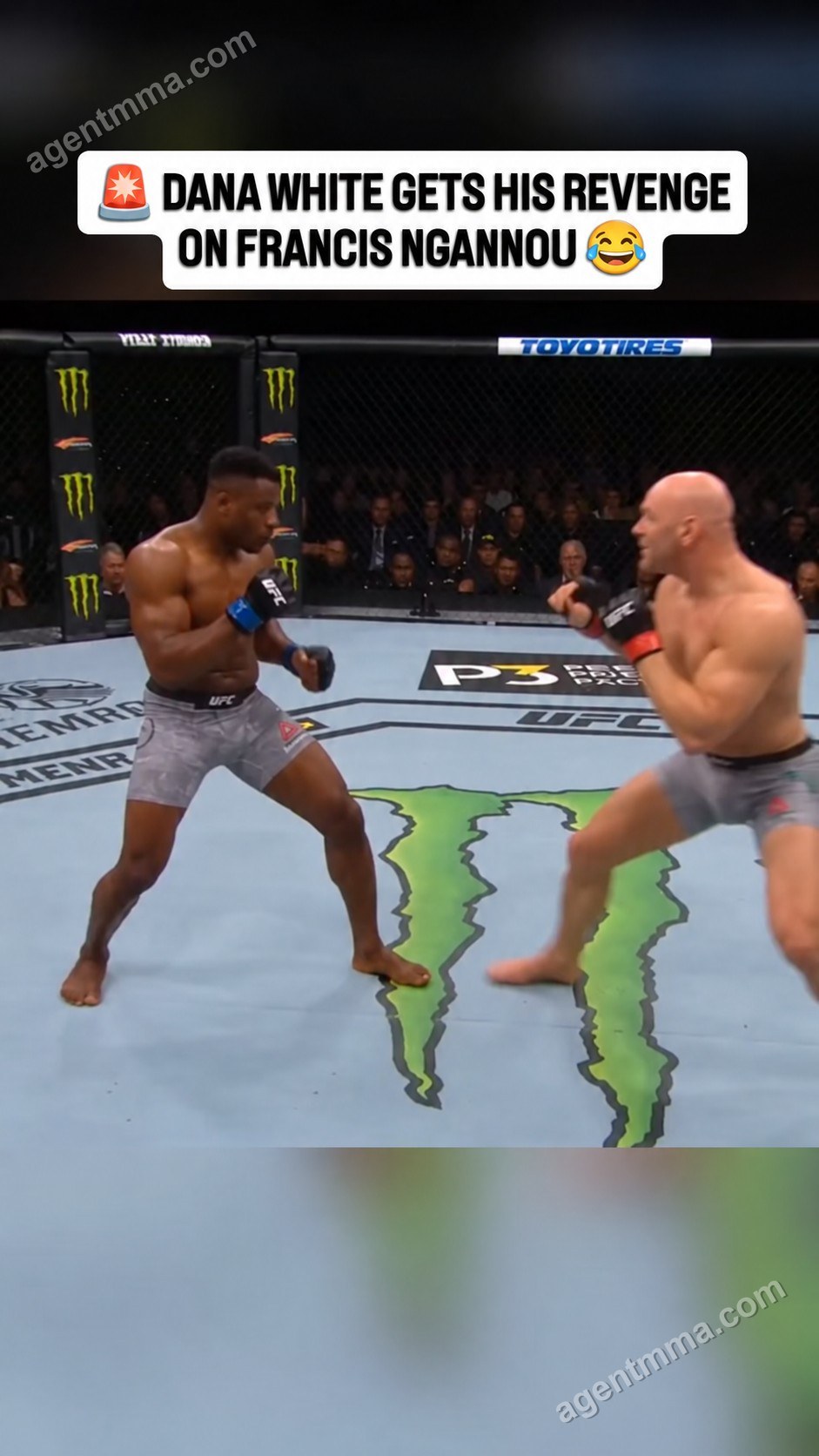 Dana White finalmente se venga de Francis Ngannou…