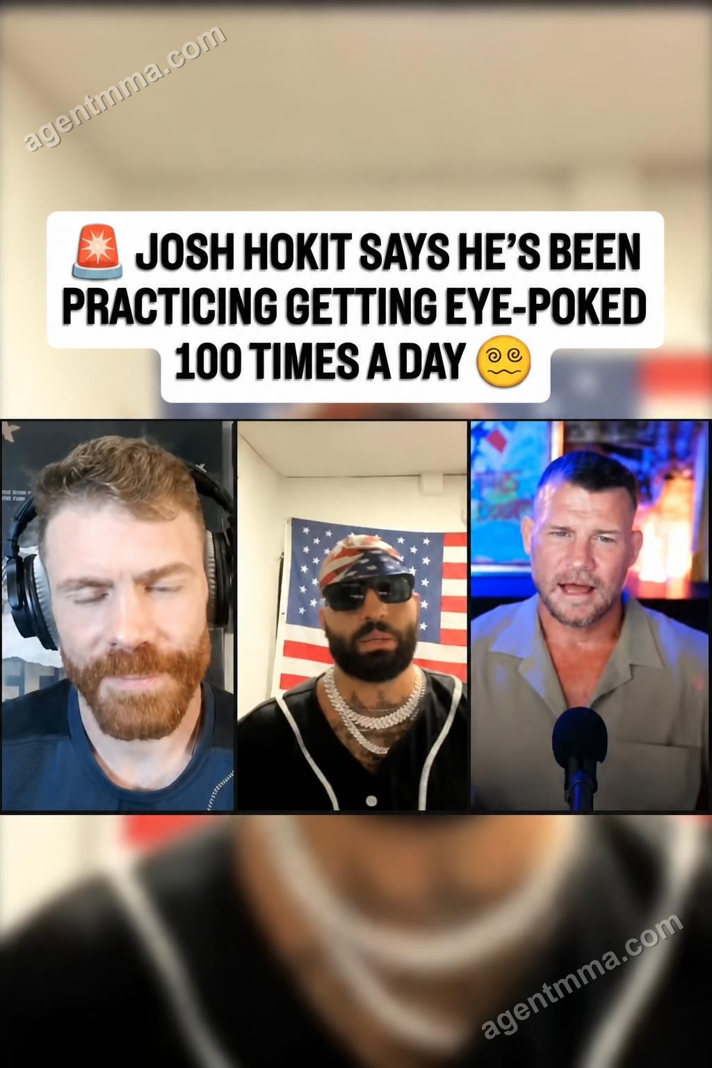 Josh Hokit jokes about eye-poke training ahead of Ciryl Gane fight