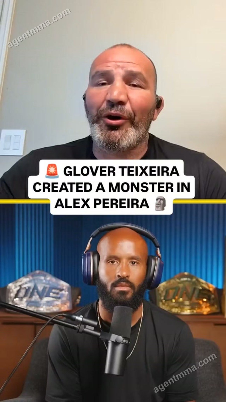 Glover Teixeira credits his gym with helping shape Alex Pereira into a two-division UFC champion
