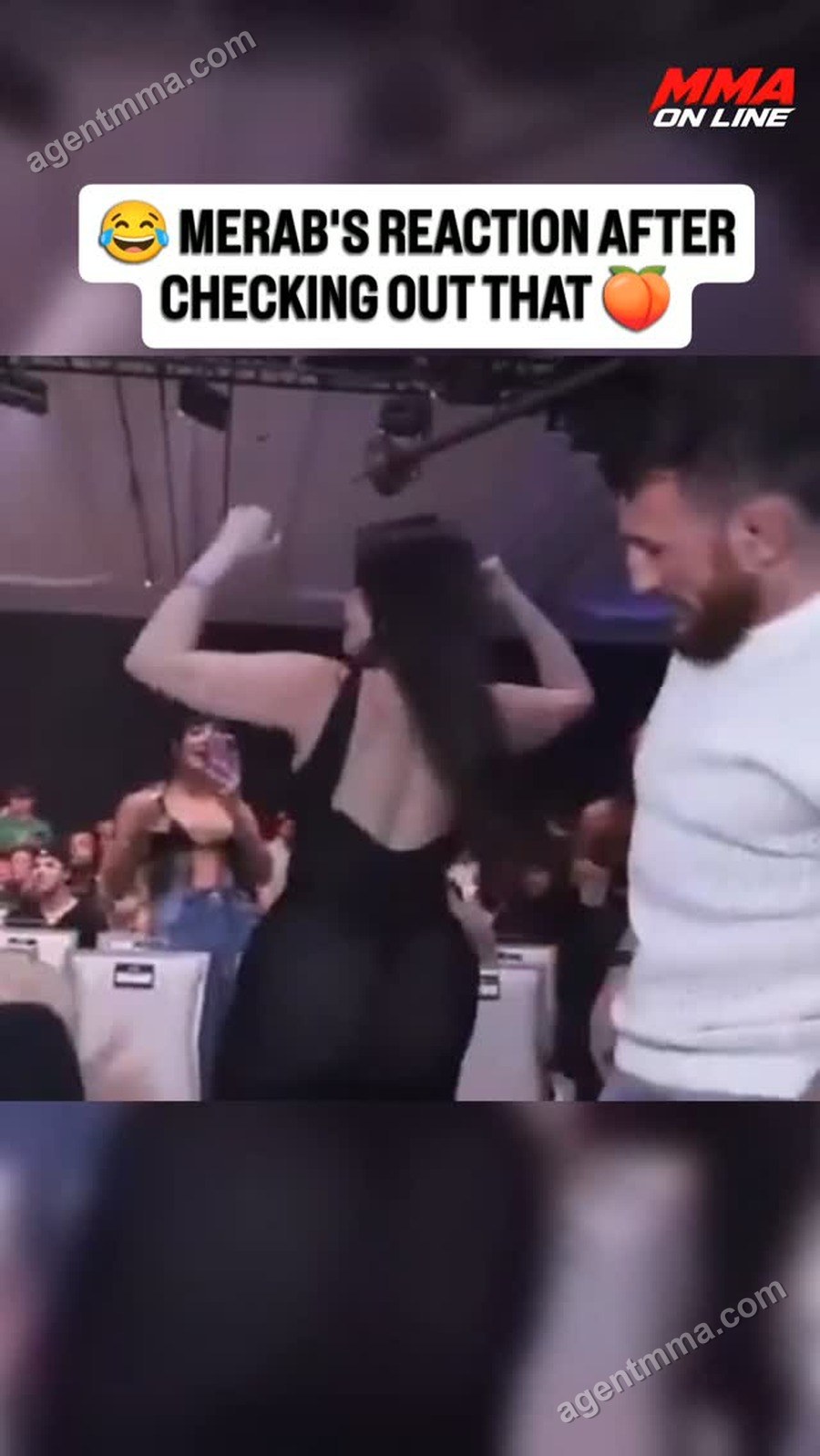 Merab Dvalishvili deu uma olhada naquilo e imediatamente precisou de um momento