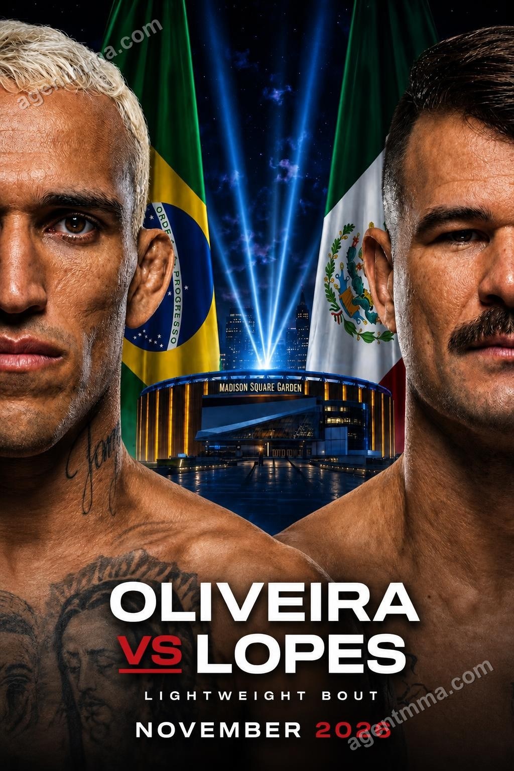 Oliveira vs. Lopes potentially in the works for UFC Madison Square Garden