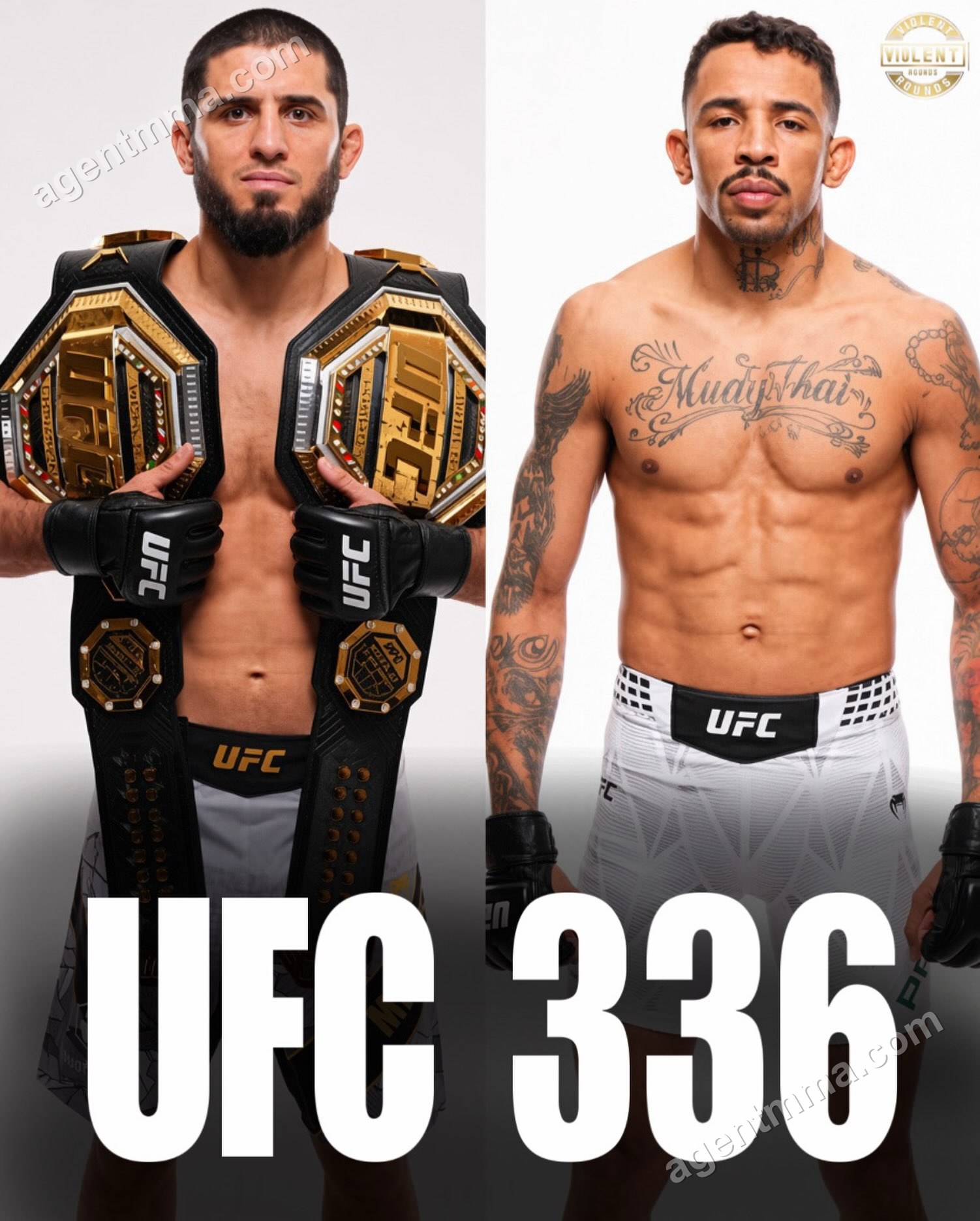Makhachev Defenderá Cinturão Peso Meio-Médio Contra Prates no UFC 336 em 16 de Janeiro