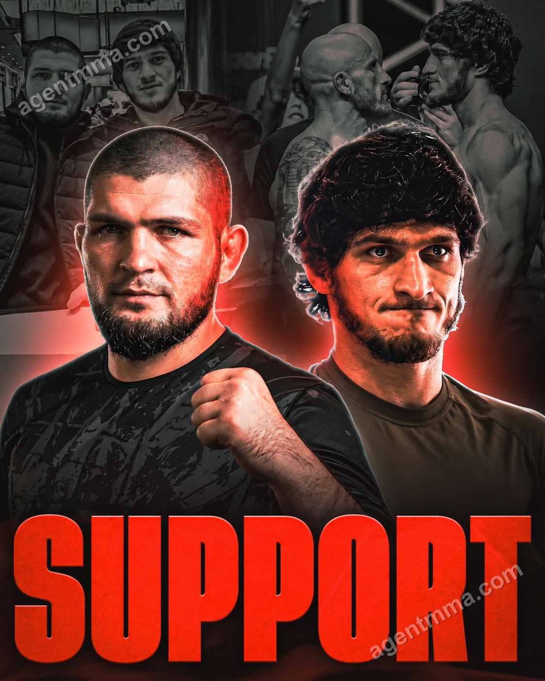 Хабиб Нурмагомедов жіберді Мовсар Евлоевке UFC 333 титулдық бәсекесі алдында қолдау хабарламасын