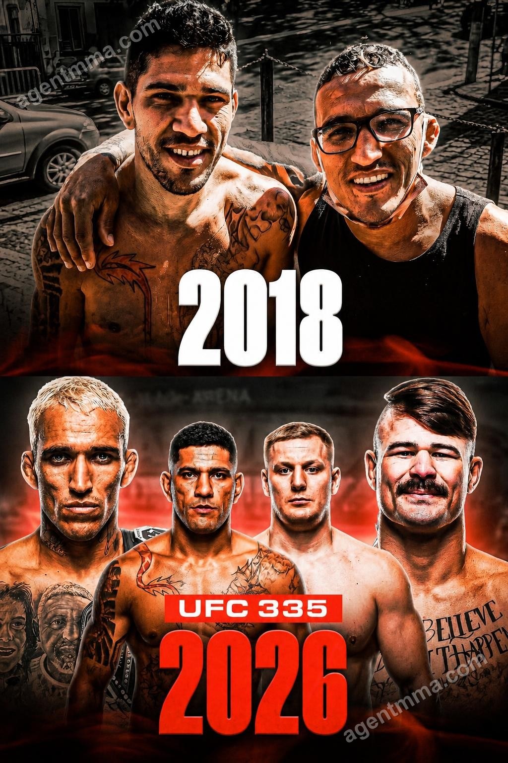 Charles Oliveira and Alex Pereira Set to Fight Back-to-Back at UFC 335