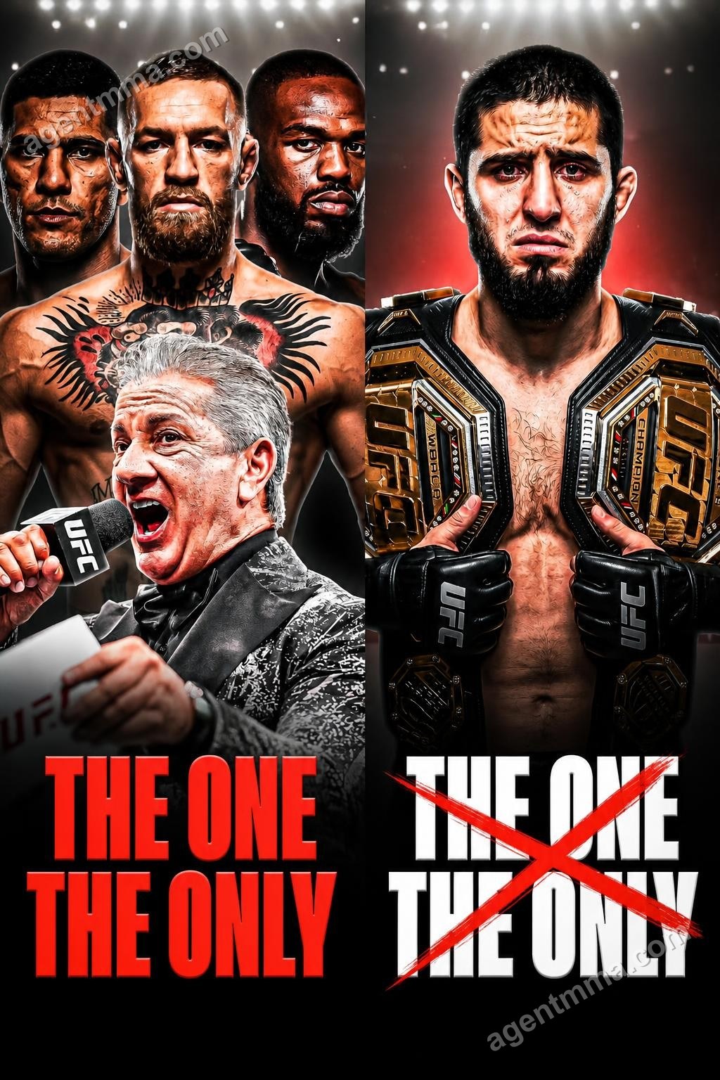 Bruce Buffer Says Only McGregor, Jon Jones and Alex Pereira Have Earned His "The One, The Only" Intro