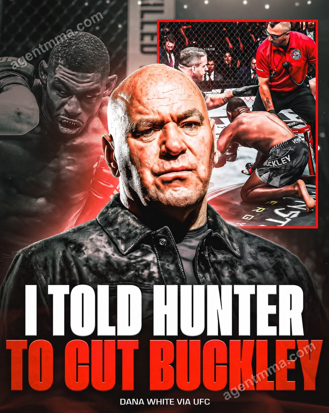 Dana White plaisante en disant qu'il a dit à Hunter Campbell de couper Joaquin Buckley après sa défaite contre Mike Malott