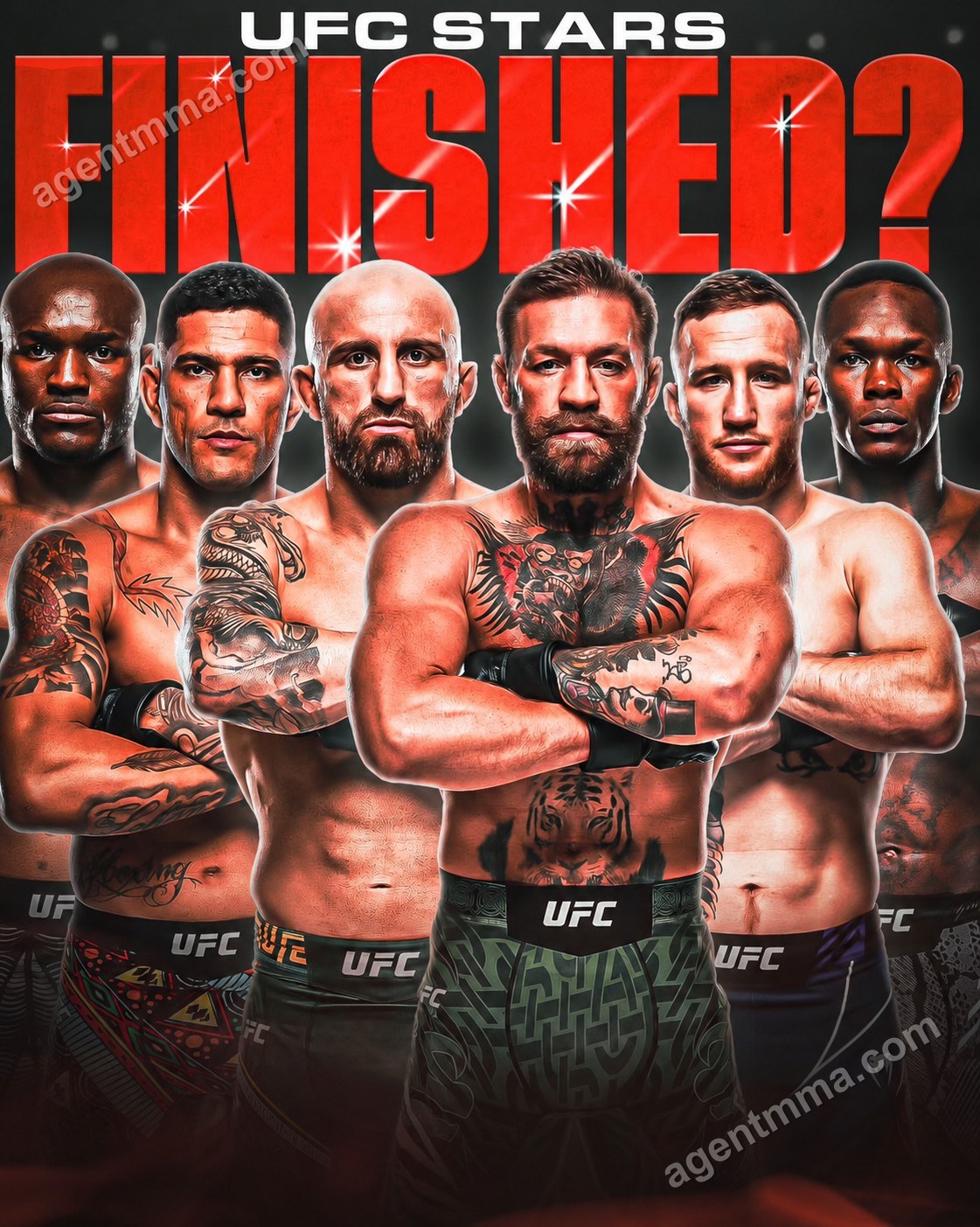 UFC's Biggest Stars Age Out as an Era of Fighters Nears Retirement